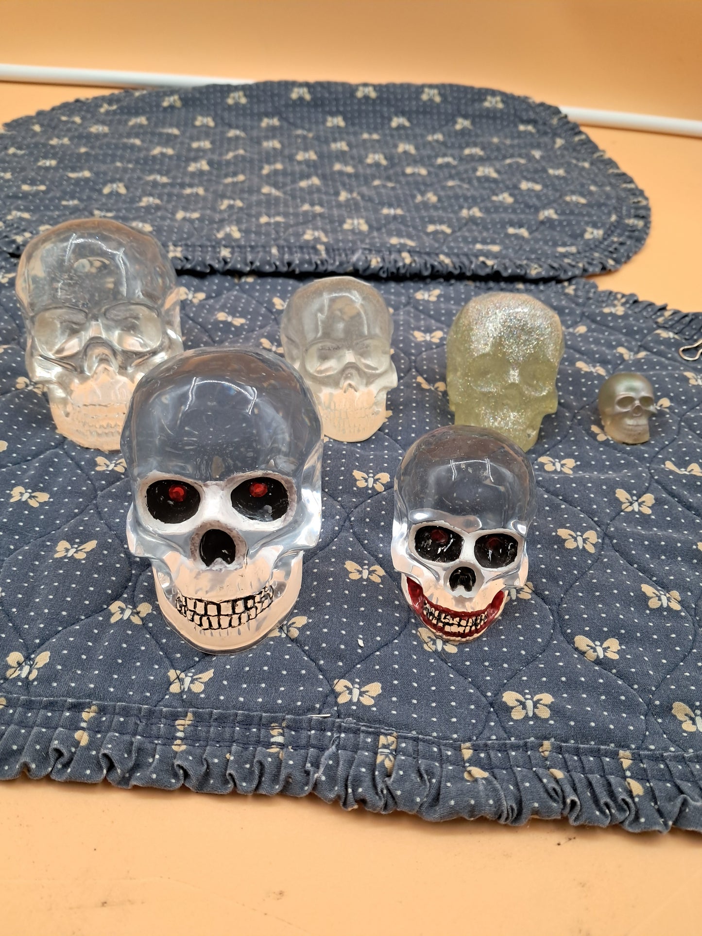 Epoxy Resin Skull Family