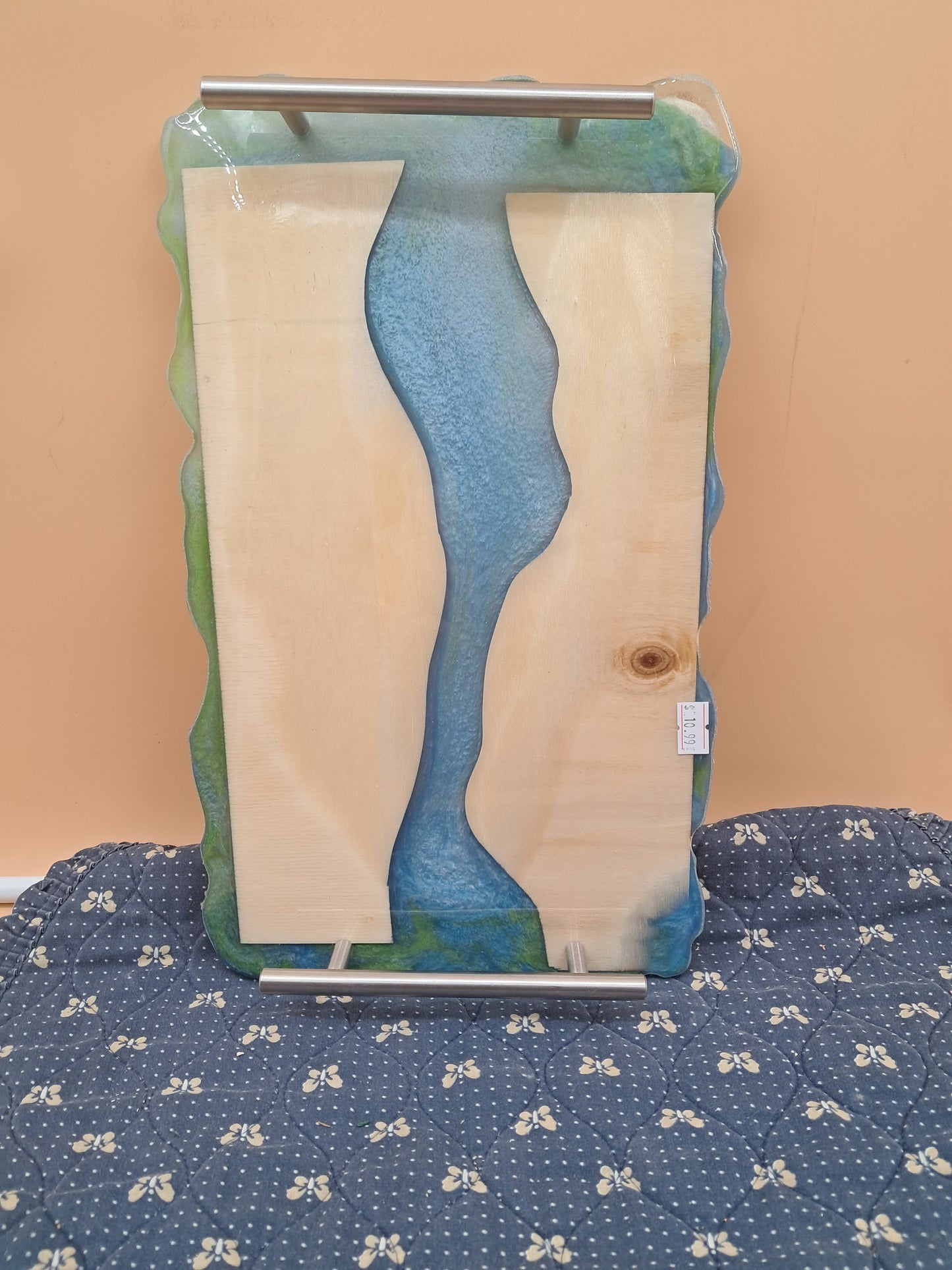 Total Epoxy Resin Rivet Themed Serving Tray