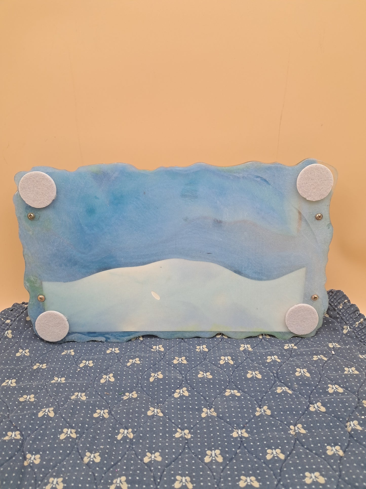 Total Epoxy Resin Rivet Themed Serving Tray