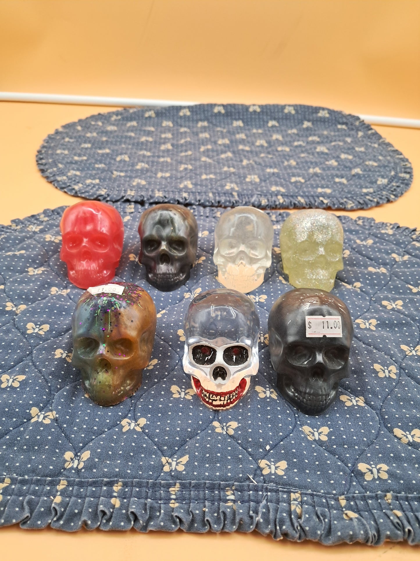 Solid Epoxy Resin Skulls