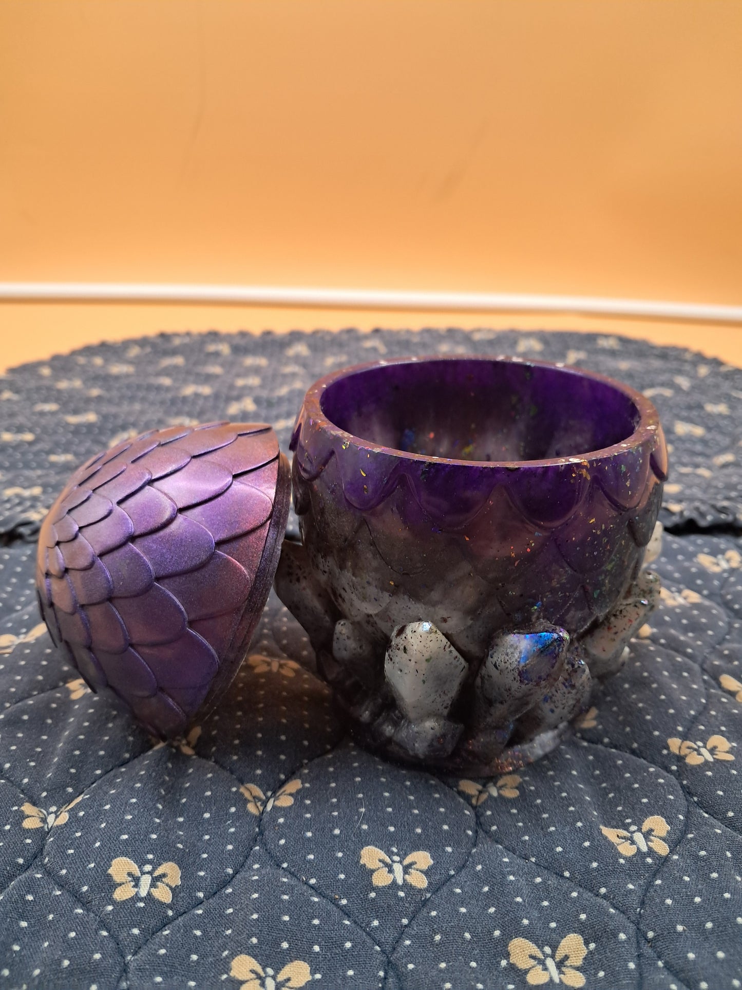 Dragon Egg epoxy resin storage container