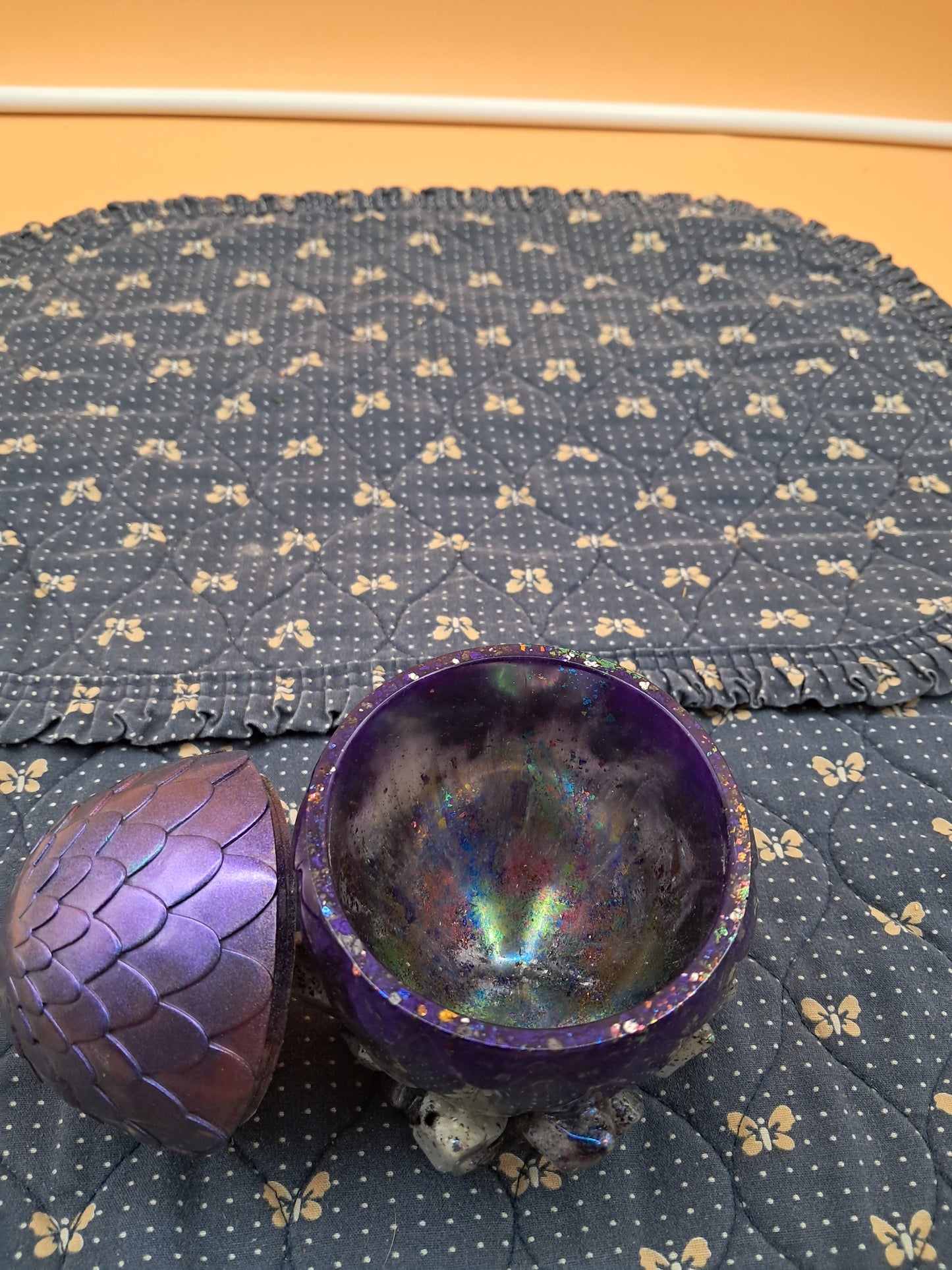 Dragon Egg epoxy resin storage container