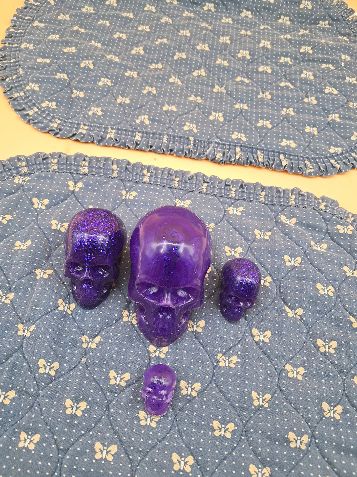 Epoxy Resin Skull Family