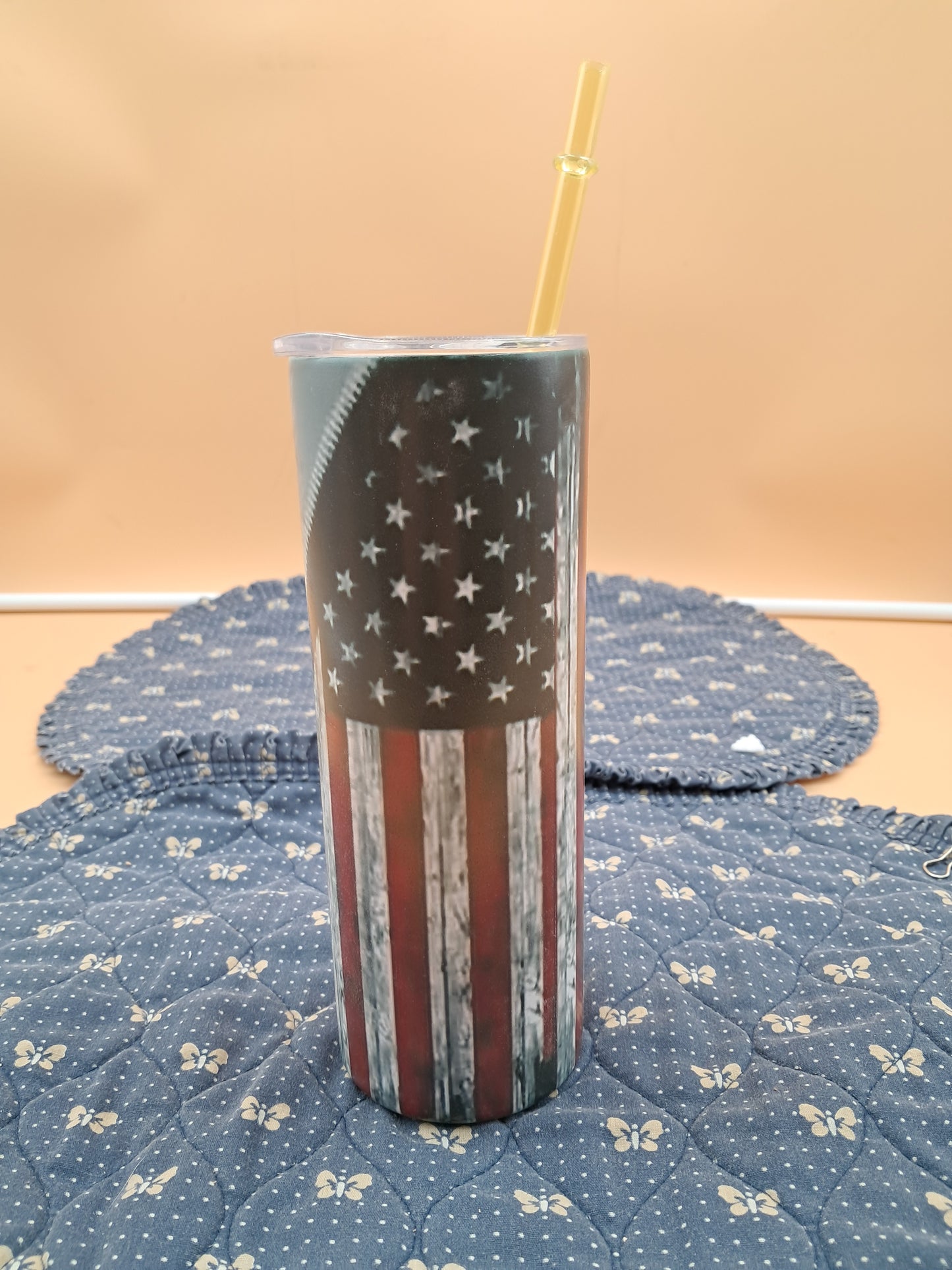 Eagle Flag Patrotic 20 Oz Tumbler