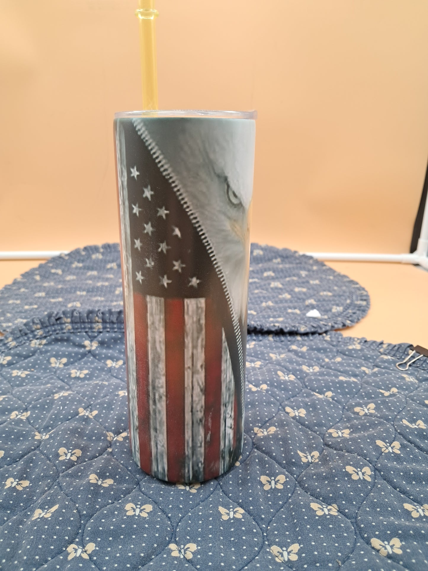 Eagle Flag Patrotic 20 Oz Tumbler