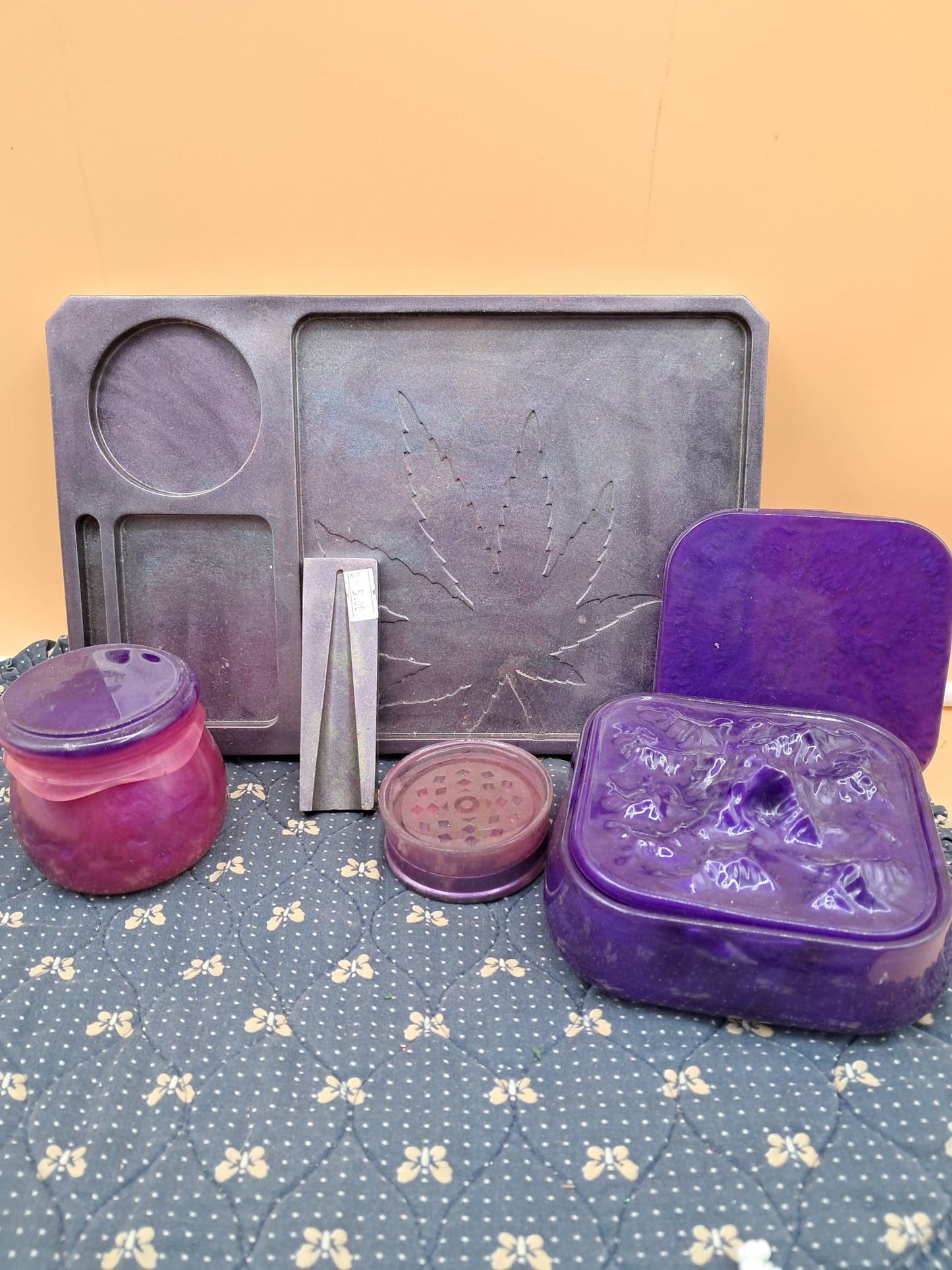 Tobacco Enthusiasts Rolling Tray Bundle