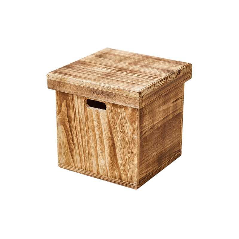 Door Change Shoes All Solid Wood Living Room Low Storage Stool