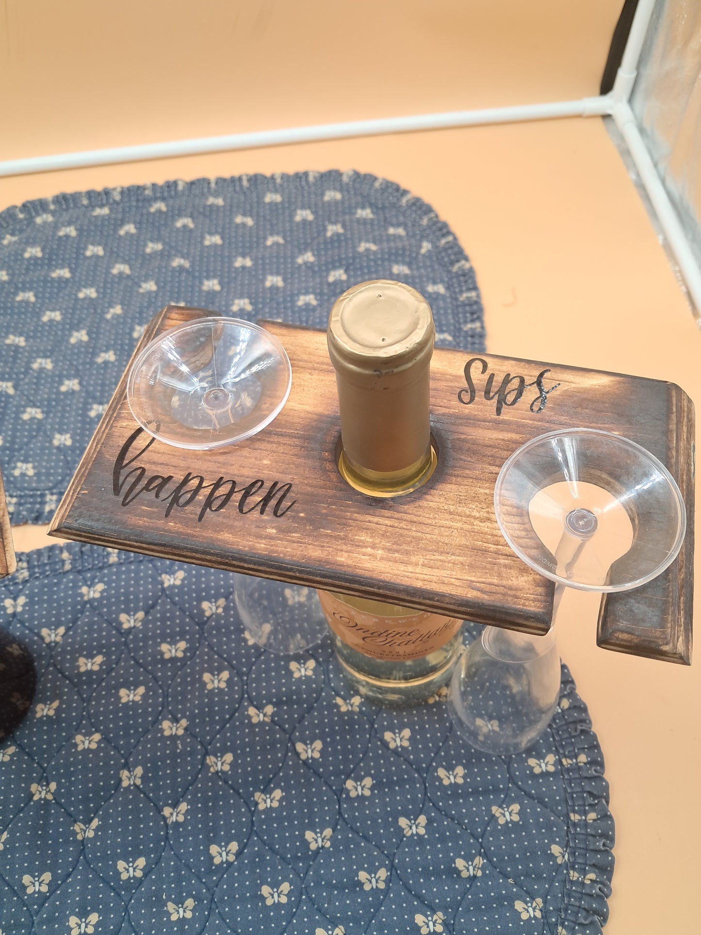 Customizable Wine Bottle & Stramware