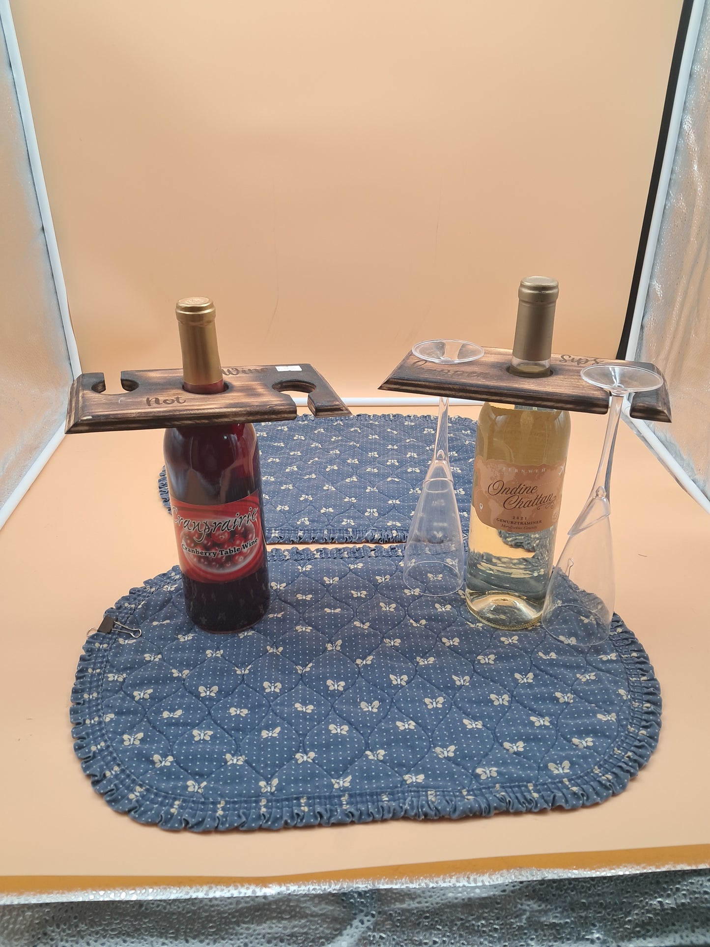 Customizable Wine Bottle & Stramware