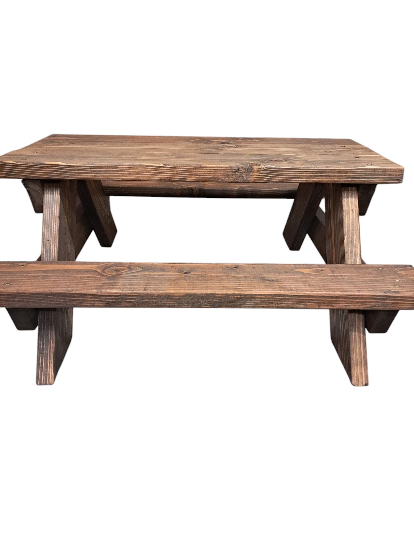 Kids custom build treated cedar picnic table,children decor in or outdoor dining