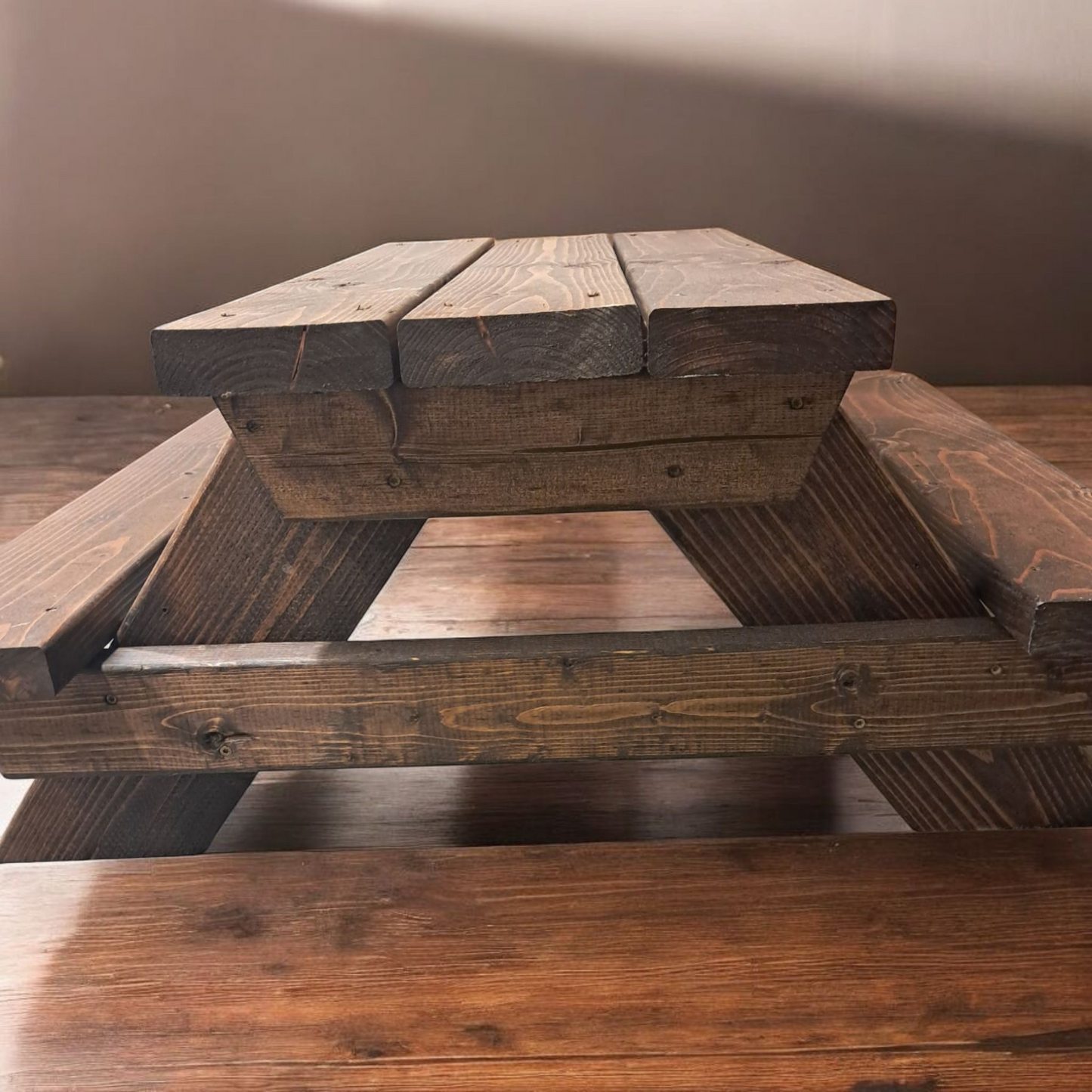 Kids custom build treated cedar picnic table,children decor in or outdoor dining