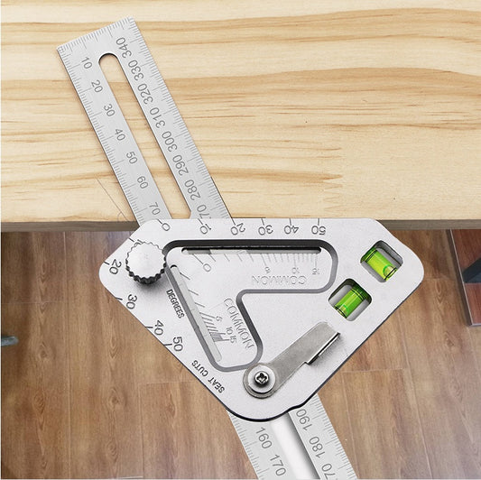 Triangular Level Multifunctional Woodworking Triangle Ruler Angle Ruler Revolutionary Carpentry Tool Measuring Tools