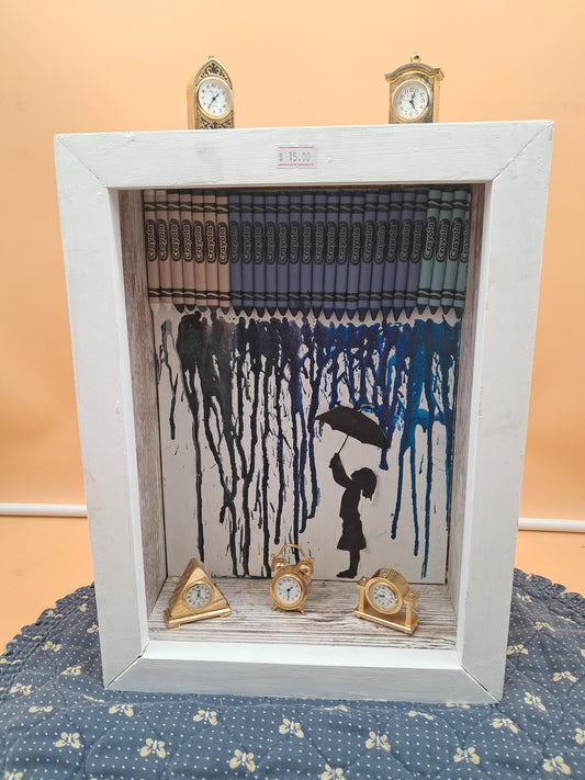 Singing in the rain Shadow Box Memory Wax Rain