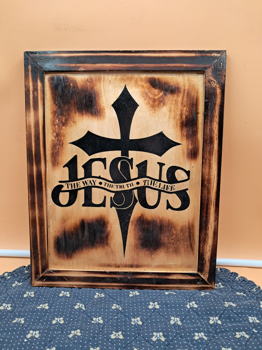 Jesus The Way Wall mounted Decore