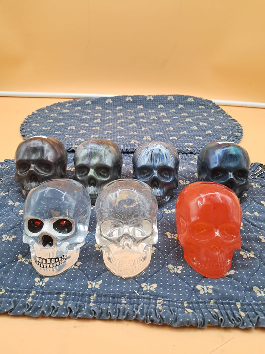 Solid Epoxy Resin Skulls
