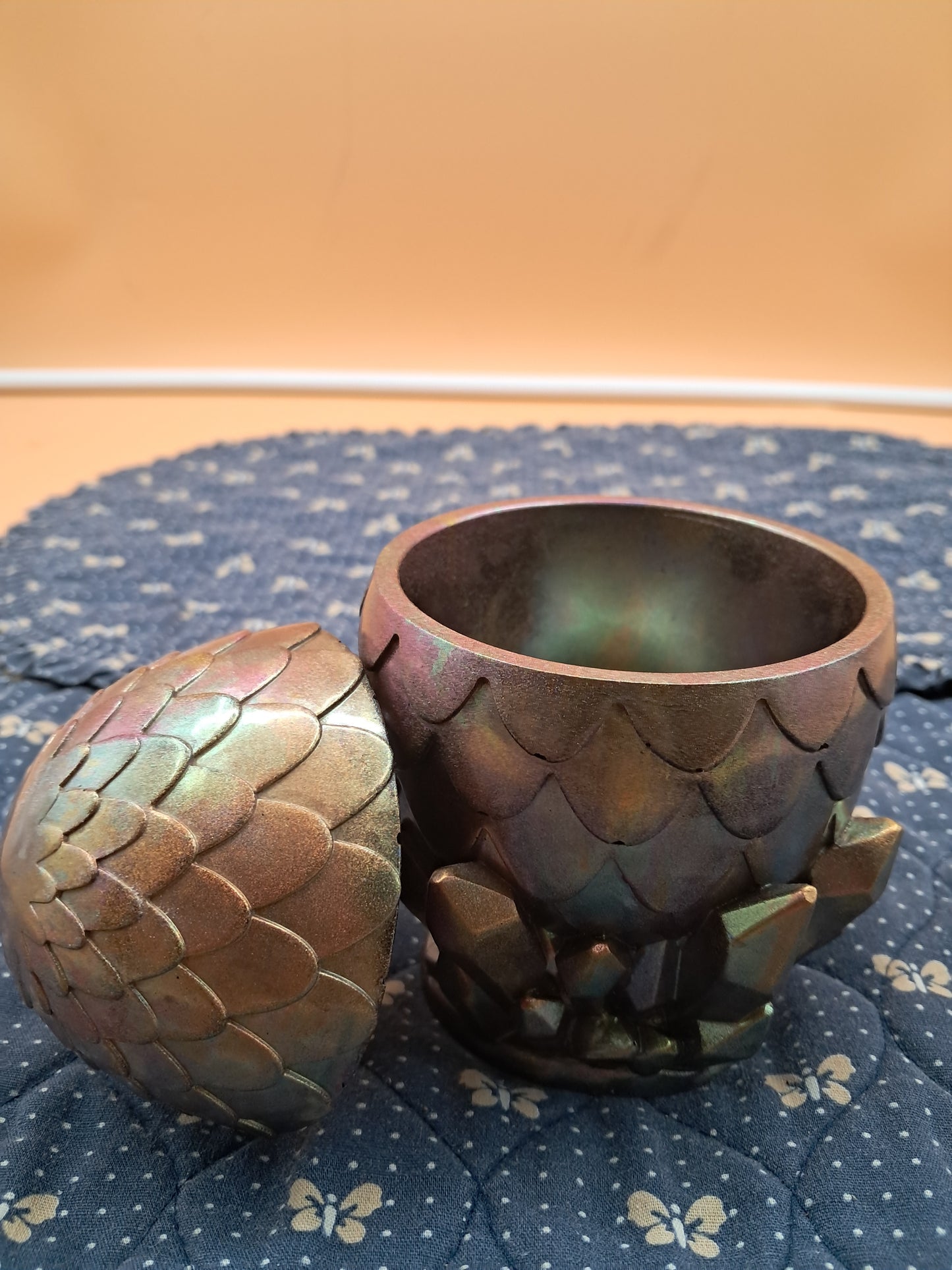 Dragon Egg epoxy resin storage container