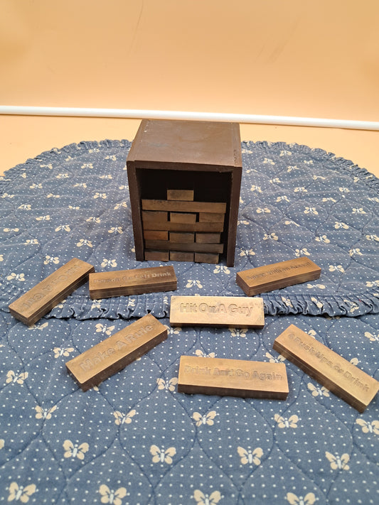 Humorous Tower Stack Jenga Type Game