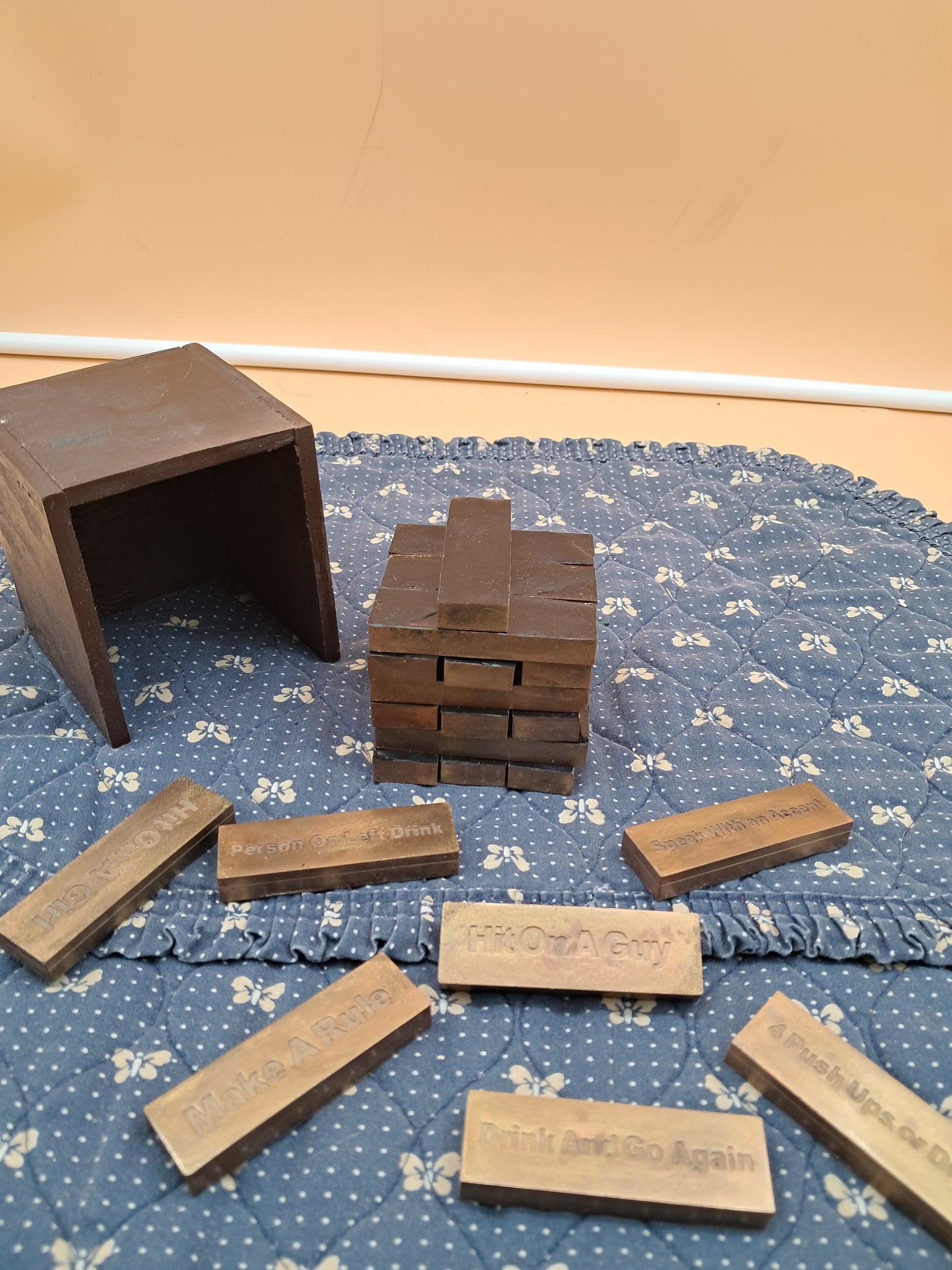 Humorous Tower Stack Jenga Type Game