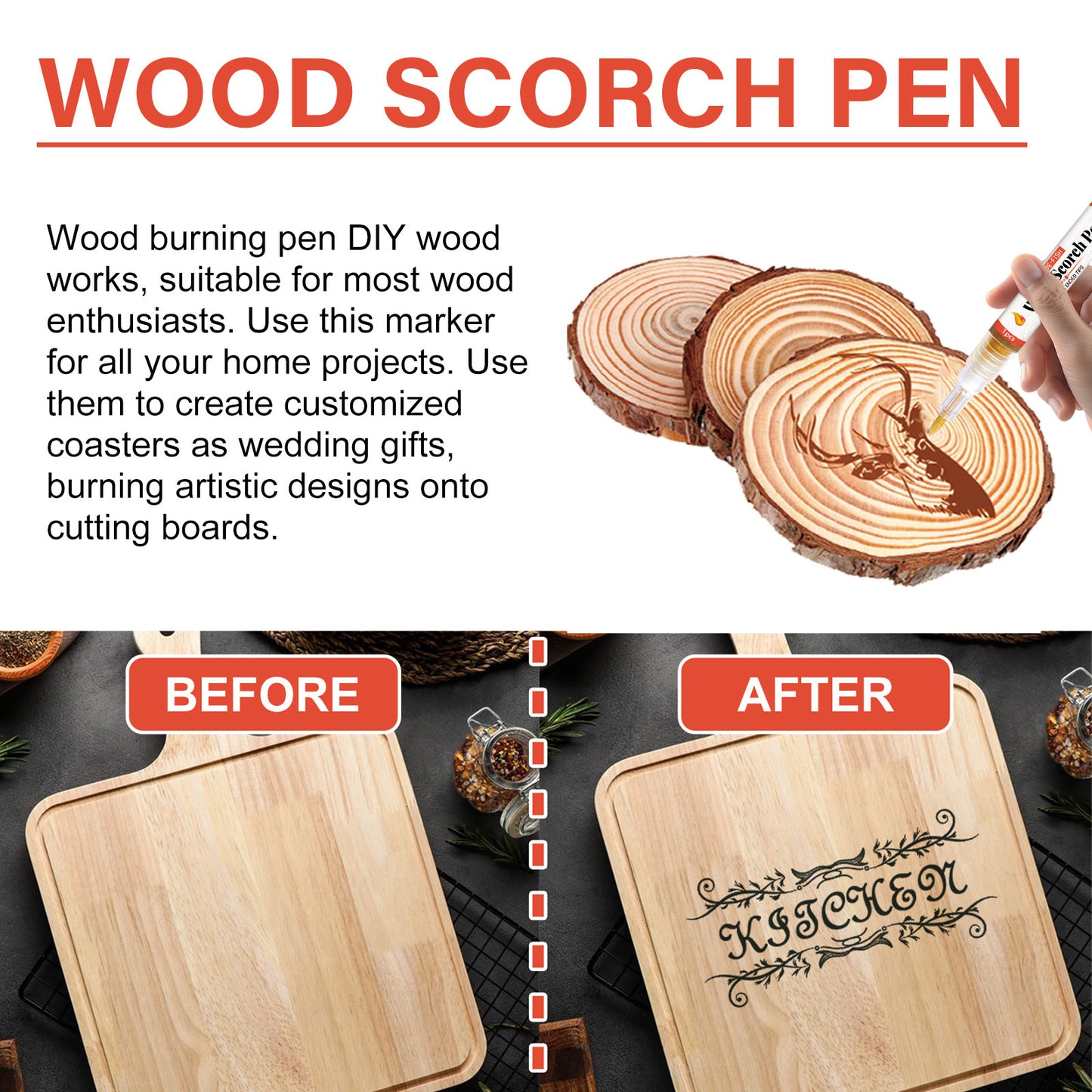 Wood Burning Pen Custom Wood Mark