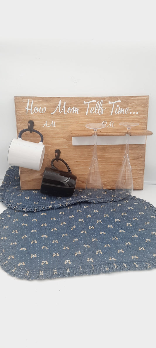 How mom tells time wine and coffee