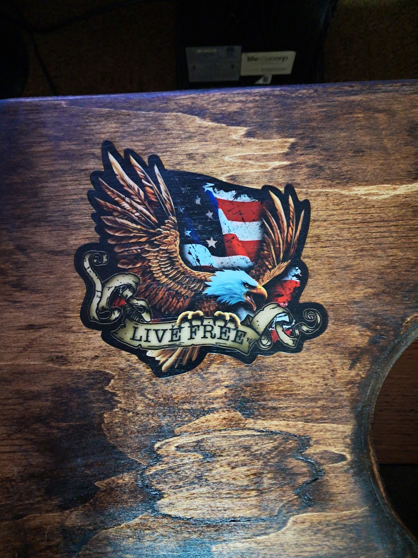 Custom Solid Wood cornhole game with bean bags