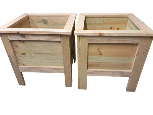 Custom Cedar Farmhouse Rustic sealed unfinished planter box