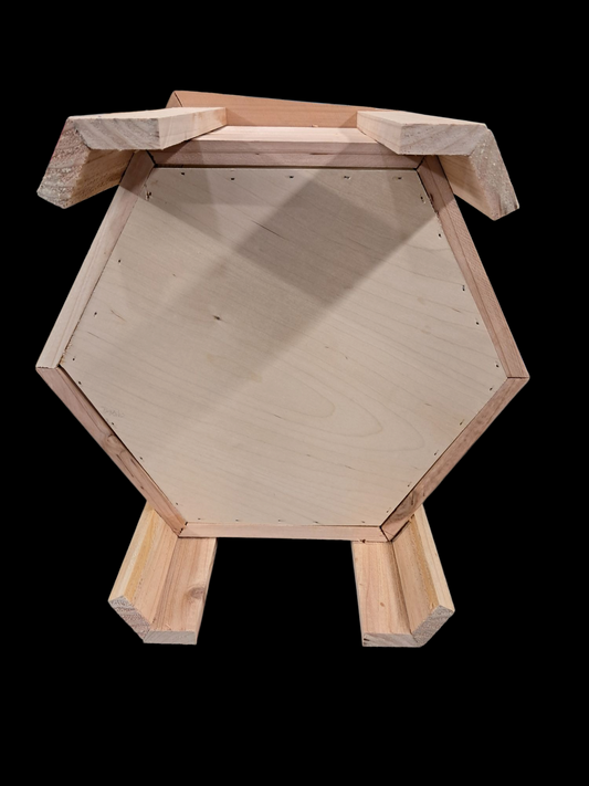 Cedar octagon planter